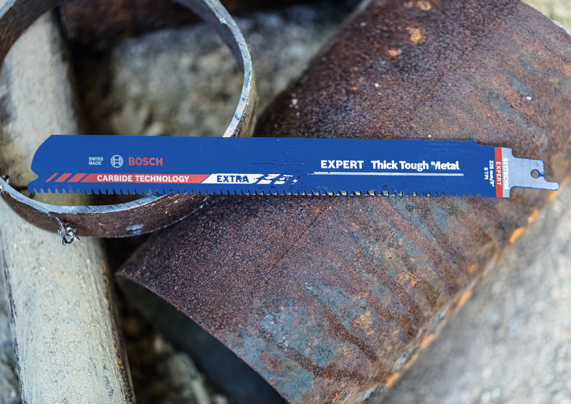 BOSCH EXPERT ‘Thick Tough Metal’ S 555 CHC Säbelsägeblatt, 1 Stück BOSCH EXPERT ‘Thick Tough Metal’ S 555 CHC Säbelsägeblatt, 1 Stück