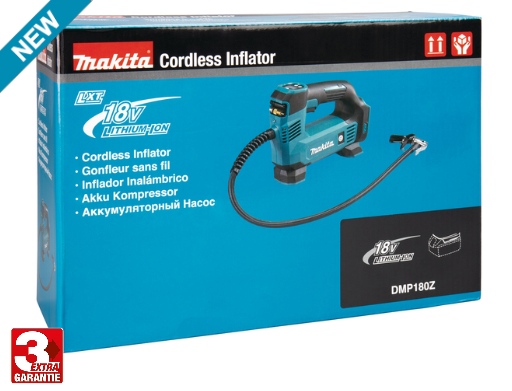 MAKITA Akku-Kompressor DMP180Z 8,3 bar 10l/min. MAKITA Akku-Kompressor DMP180Z 8,3 bar 10l/min.