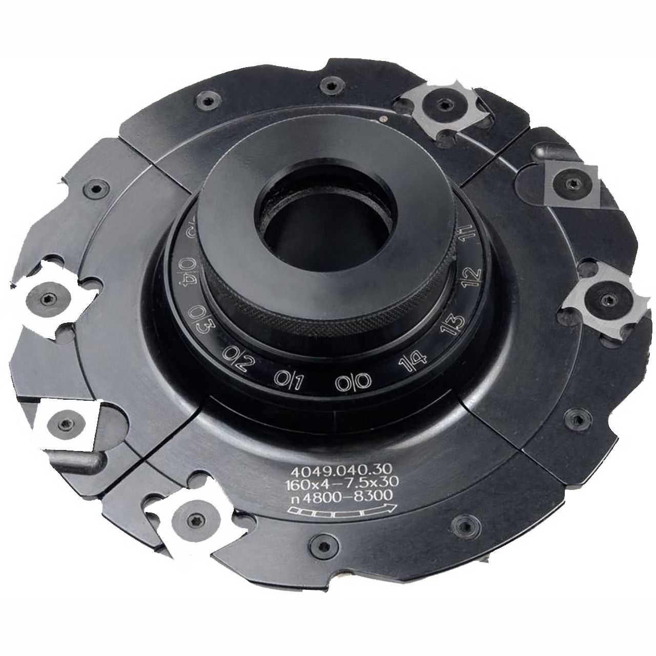 GUHDO HW-Wendeplatten-Verstellnuter Z8+V4 160x4-7,5x30 mit Büchse MAN