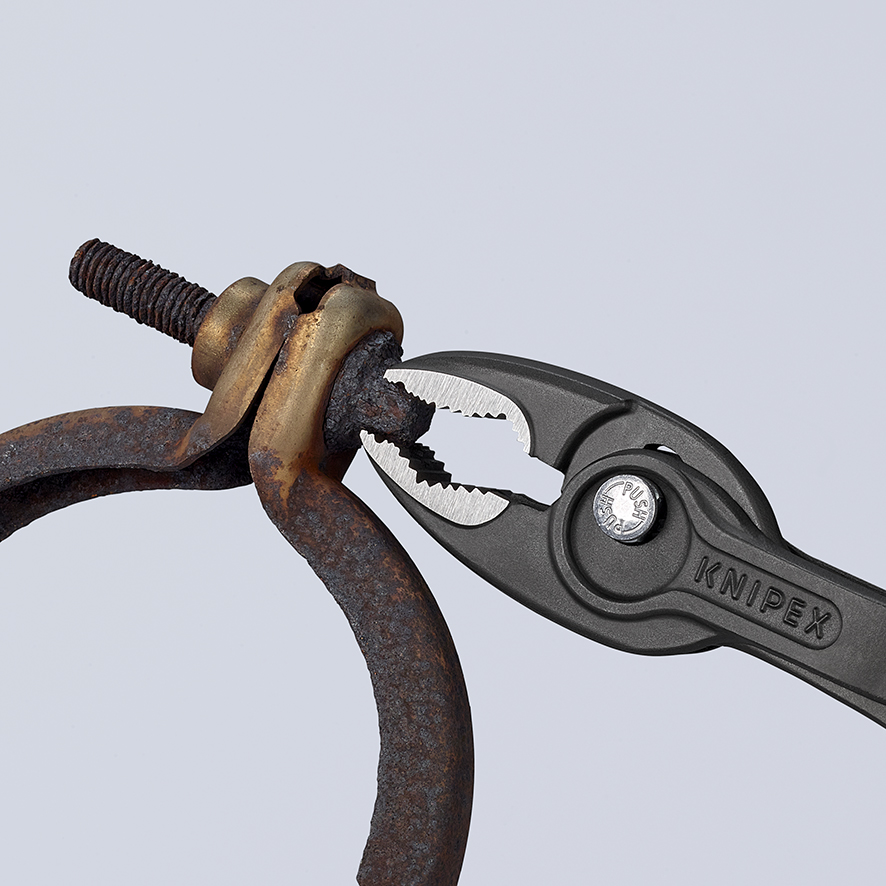KNIPEX Frontgreifzange TwinGrip schwarz atramentiert 200 mm