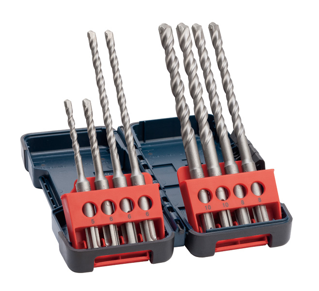 BOSCH Hammerbohrer-Set SDS plus-3 8-teillig 5-10 mm, Tough Box BOSCH Hammerbohrer-Set SDS plus-3 8-teillig 5-10 mm, Tough Box