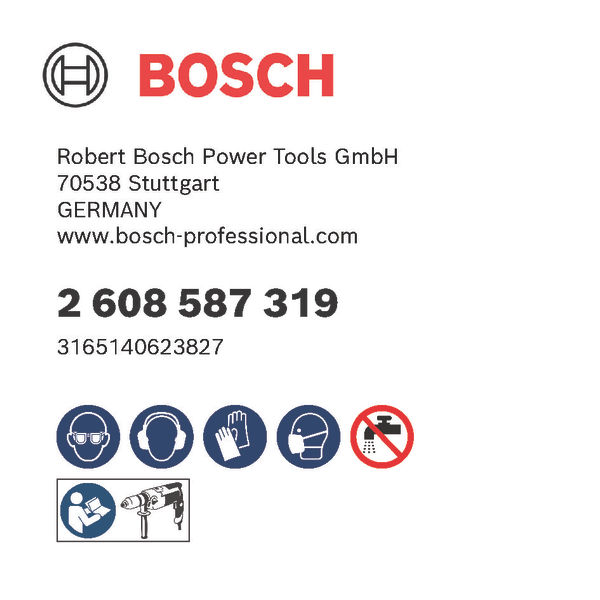 BOSCH Diamanttrockenbohrkrone G 1/2" BOSCH Diamanttrockenbohrkrone G 1/2"