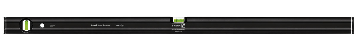 STABILA Wasserwaagen-Set 80 AS Dark Shadow, 2-teilig: 60 cm, 100 cm