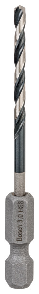 BOSCH HSS Spiralbohrer mit Sechskantschaft 3,0 mm BOSCH HSS Spiralbohrer mit Sechskantschaft 3,0 mm