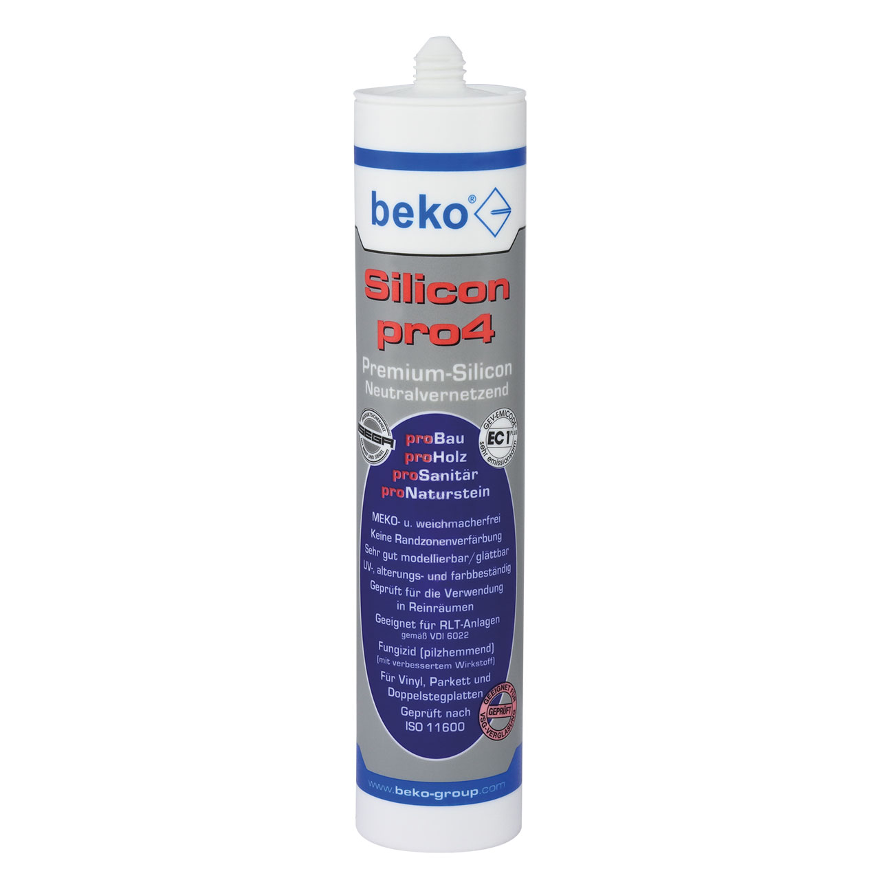 BEKO Silicon pro4 Premium 310 ml GRAUBRAUN/NUSS BEKO Silicon pro4 Premium 310 ml GRAUBRAUN/NUSS