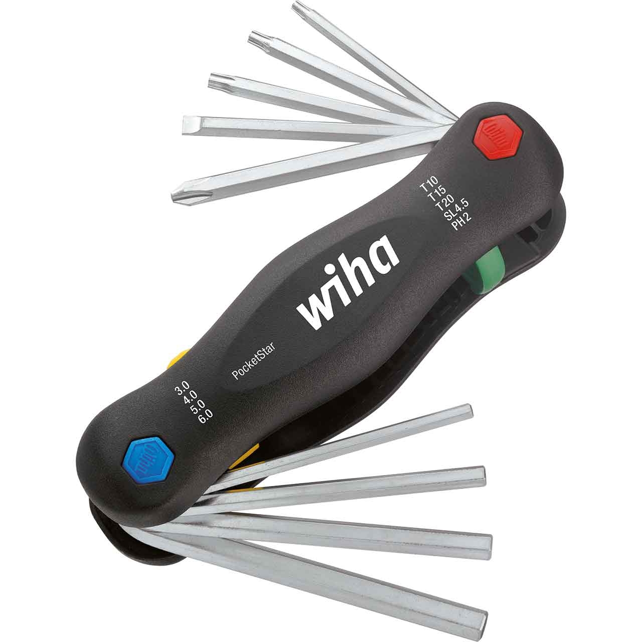 WIHA Multitool PocketStar® gemischt 9-tlg. WIHA Multitool PocketStar® gemischt 9-tlg.