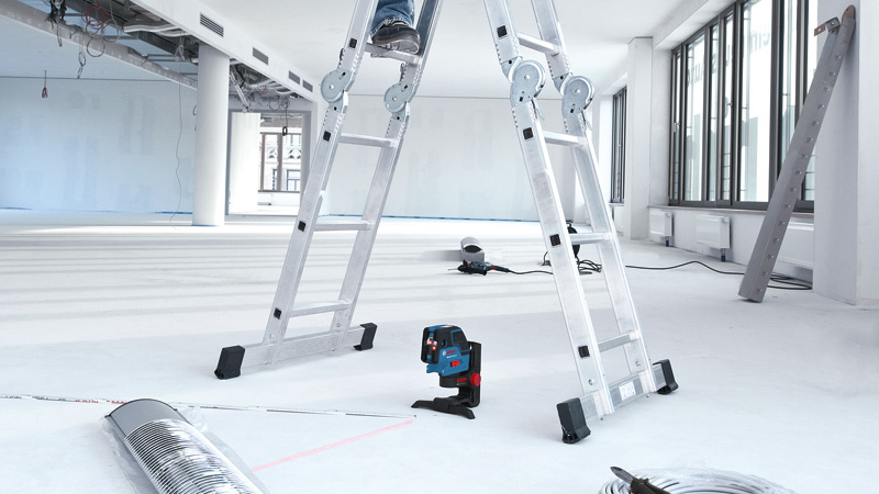 BOSCH Kombilaser GCL 25, 4 x 1,5 V-LR6-Batterie (AA) BOSCH Kombilaser GCL 25, 4 x 1,5 V-LR6-Batterie (AA)