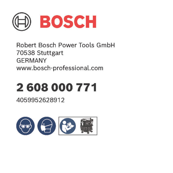 BOSCH Filter Klasse M, 158 x 158 x 160 mm BOSCH Filter Klasse M, 158 x 158 x 160 mm