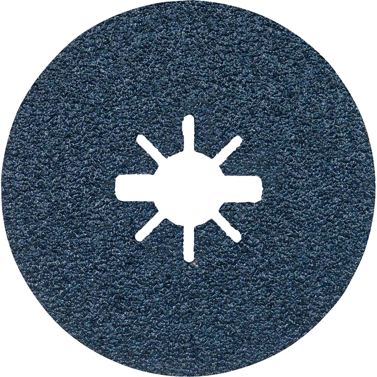 BOSCH X-LOCK Fiberschleifscheibe, Ø125 mm, K 24, R574, Best for Metal, 1 Stück