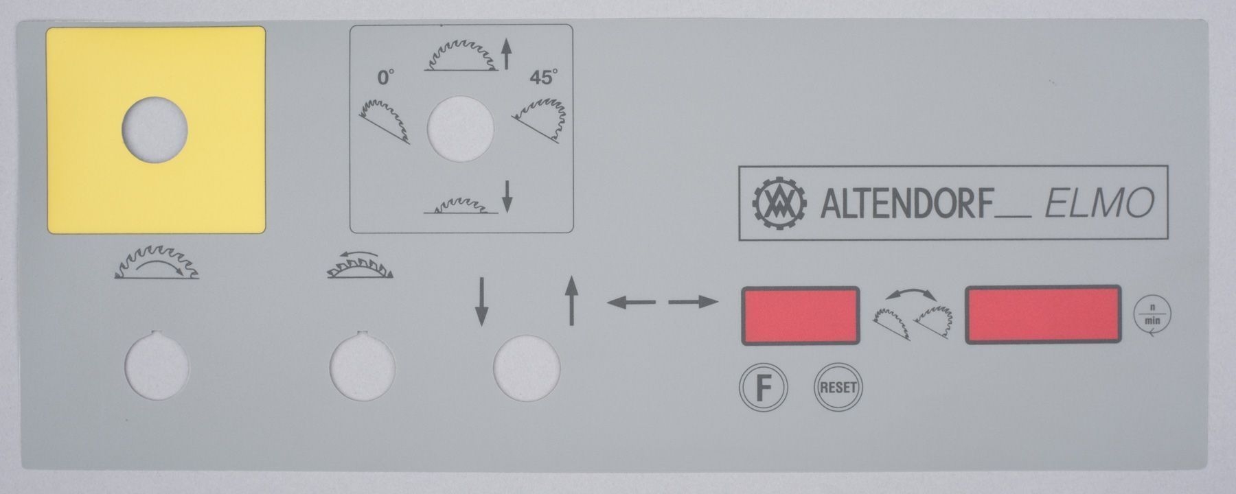 ALTENDORF Folie 1 für Bedienpaneel F 45 ELMO