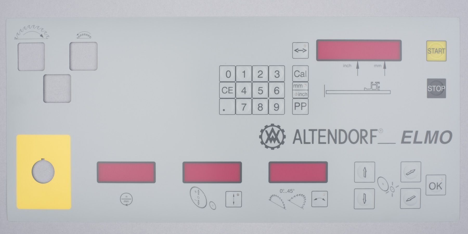 ALTENDORF Folie für Bedienpaneel F 45 ELMO 3