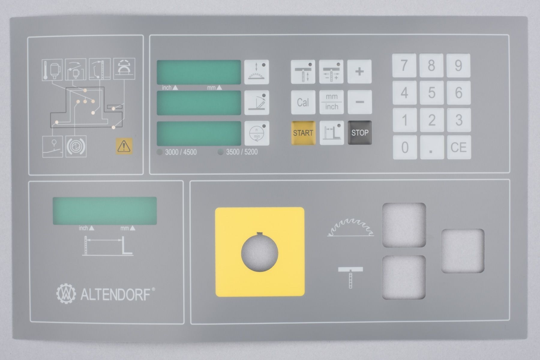 ALTENDORF Folie für Bedienpaneel F 45