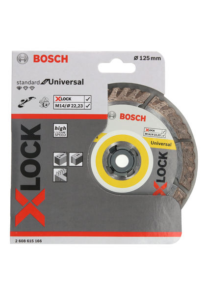 BOSCH PRO Multi Material X-Lock Diamanttrennscheibe, 125 x 22,23 mm, 22,23 mm BOSCH PRO Multi Material X-Lock Diamanttrennscheibe, 125 x 22,23 mm, 22,23 mm