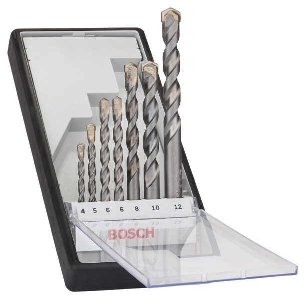 BOSCH 7-teiliges CYL-3 Betonbohrer-Set, Robust Line, 4–12 mm BOSCH 7-teiliges CYL-3 Betonbohrer-Set, Robust Line, 4–12 mm