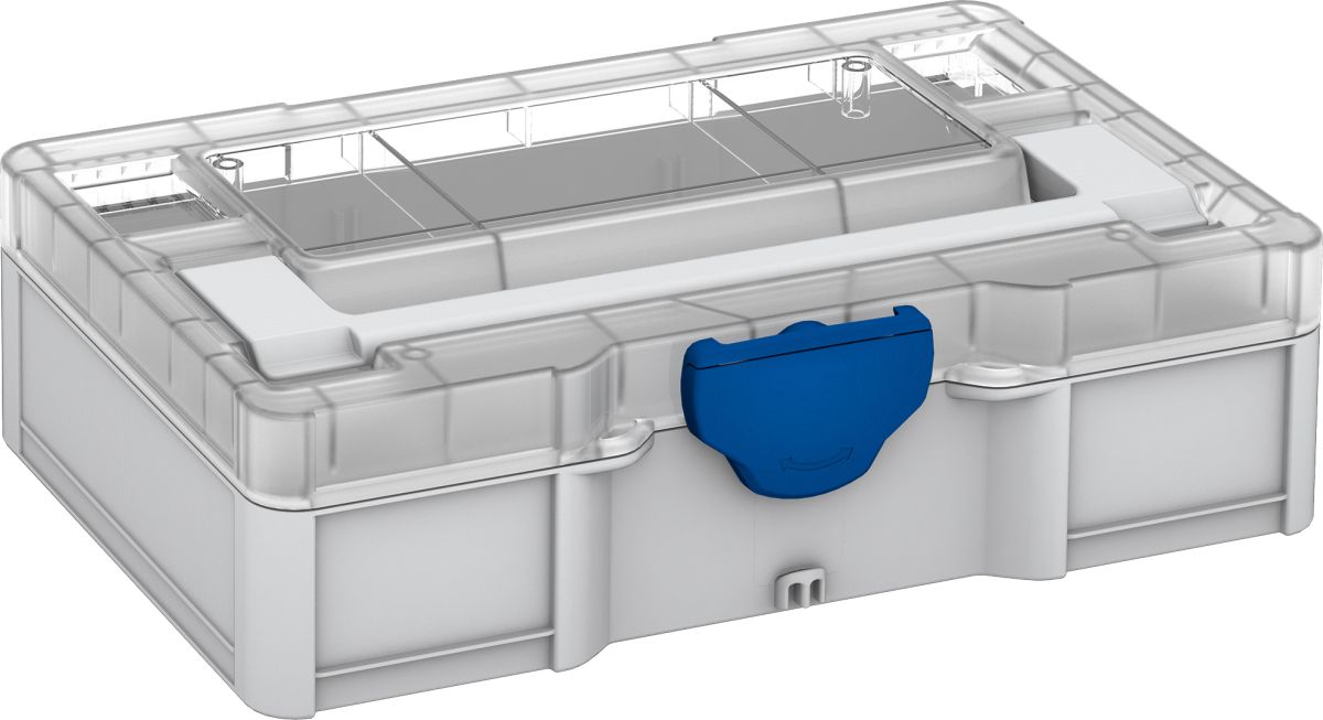TANOS Universal-Systainer3 S 76, Deckel transparent (lichtgrau RAL 7035)