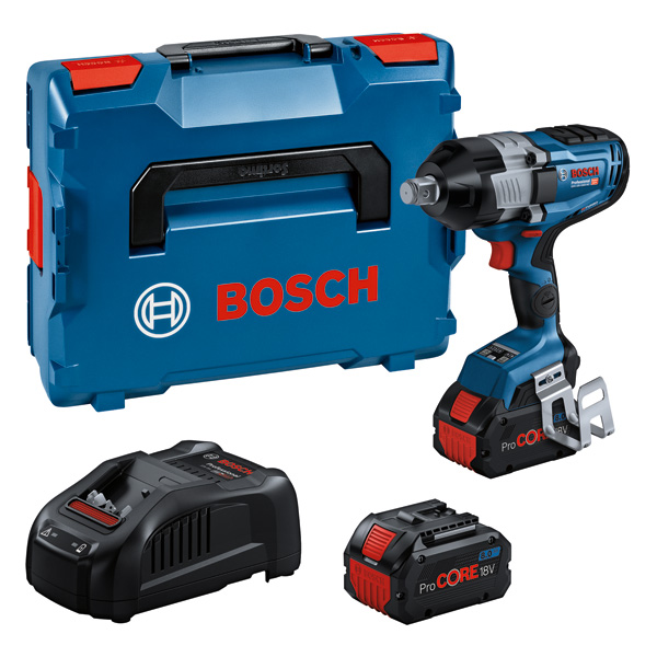 BOSCH Akku-Drehschlagschrauber GDS 18V-1600 HC, 2 x Akku ProCORE18V 8.0Ah, L-BOXX 136 BOSCH Akku-Drehschlagschrauber GDS 18V-1600 HC, 2 x Akku ProCORE18V 8.0Ah, L-BOXX 136