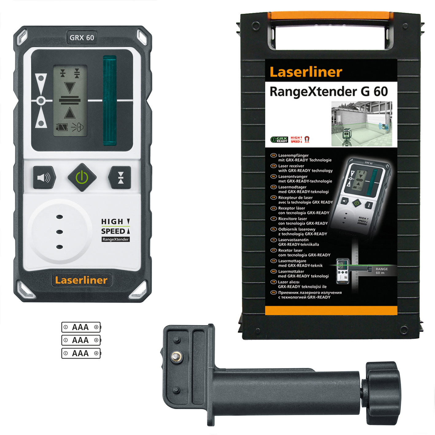 LASERLINER Laserempfänger RangeXtender G60 LASERLINER Laserempfänger RangeXtender G60