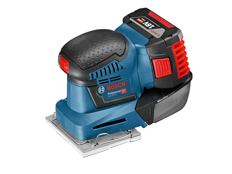 BOSCH Professional 18V System Akku-Schwingschleifer GSS 18V-10 in L-BOXX BOSCH Professional 18V System Akku-Schwingschleifer GSS 18V-10 in L-BOXX