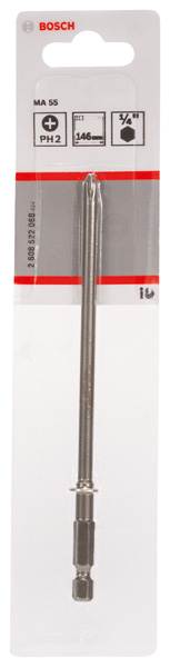 BOSCH Schrauberbit Extra-Hart PH2, 145mm BOSCH Schrauberbit Extra-Hart PH2, 145mm