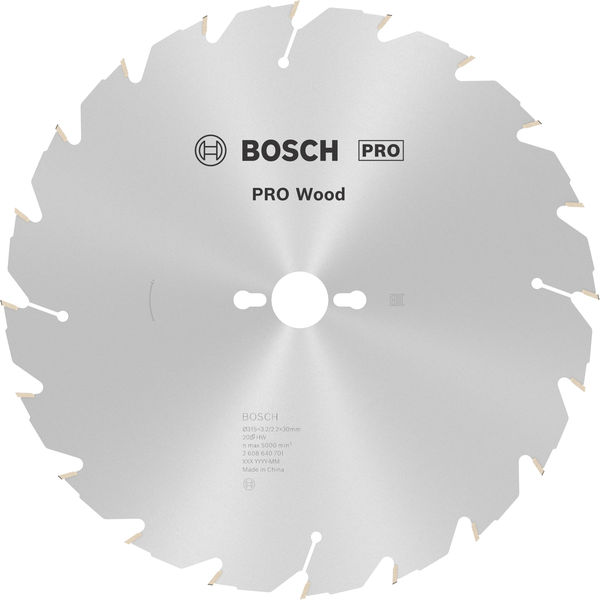 BOSCH Kreissägeblatt Construct Wood, 315 x 30 x 3,2 mm, 20, SB2 BOSCH Kreissägeblatt Construct Wood, 315 x 30 x 3,2 mm, 20, SB2