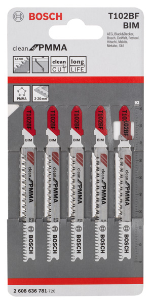 BOSCH Stichsägeblatt T 102 BF BOSCH Stichsägeblatt T 102 BF