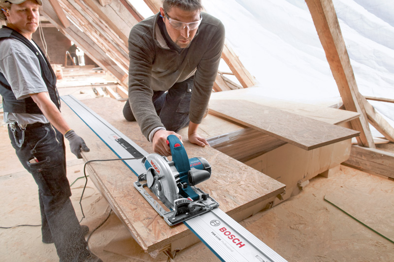 BOSCH Handkreissäge GKS 65 GCE + FSN 1400 BOSCH Handkreissäge GKS 65 GCE + FSN 1400