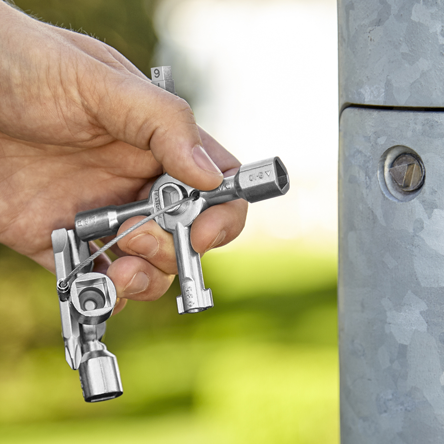 KNIPEX Schaltschrankschlüssel TwinKey KNIPEX Schaltschrankschlüssel TwinKey