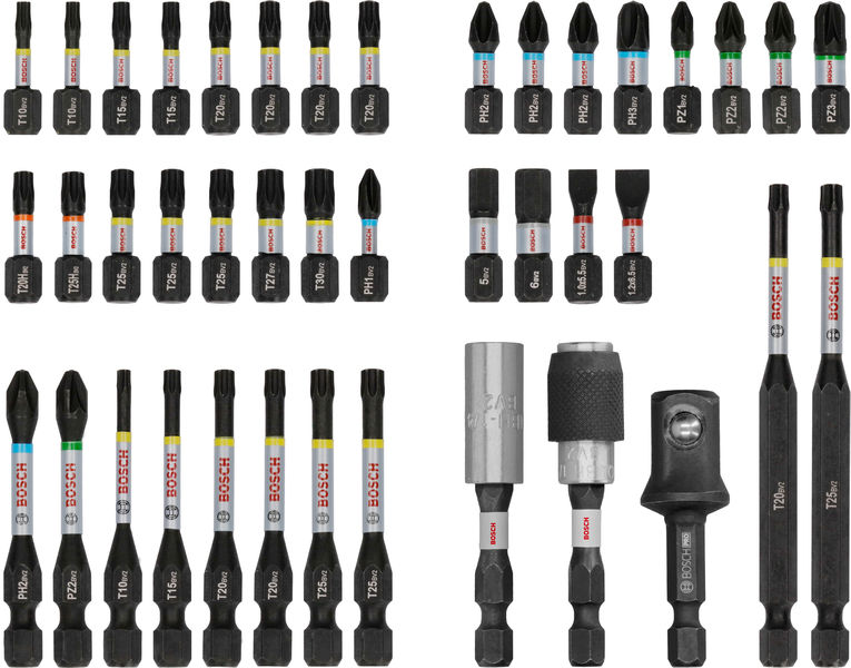BOSCH PRO Impact Schrauberbit Set, 41-tlg. BOSCH PRO Impact Schrauberbit Set, 41-tlg.