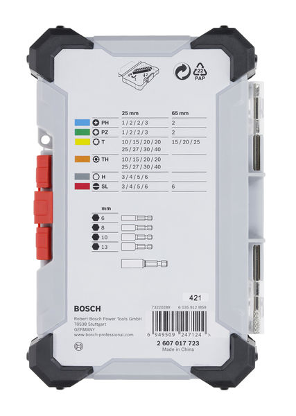 BOSCH Extra Hard Schrauberbit-Set, 43-tlg. BOSCH Extra Hard Schrauberbit-Set, 43-tlg.