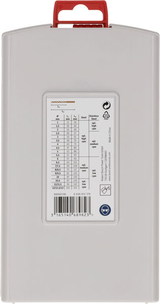 BOSCH PRO Stainless Steel HSS-Co Spiralbohrer-Set, 25-tlg. BOSCH PRO Stainless Steel HSS-Co Spiralbohrer-Set, 25-tlg.