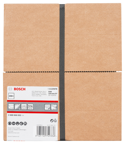 Bosch - Säbelsägeblatt PalletRepair S1122VFR 200er-Pack Art. 2608658032