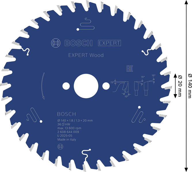 BOSCH Kreissägeblatt Expert for Wood BOSCH Kreissägeblatt Expert for Wood