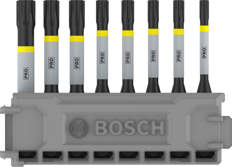 BOSCH PRO Torx Impact Bit Set, T15; T20(x2); T25(x2); T30(x2); T40, 55 mm, 8-tlg. BOSCH PRO Torx Impact Bit Set, T15; T20(x2); T25(x2); T30(x2); T40, 55 mm, 8-tlg.