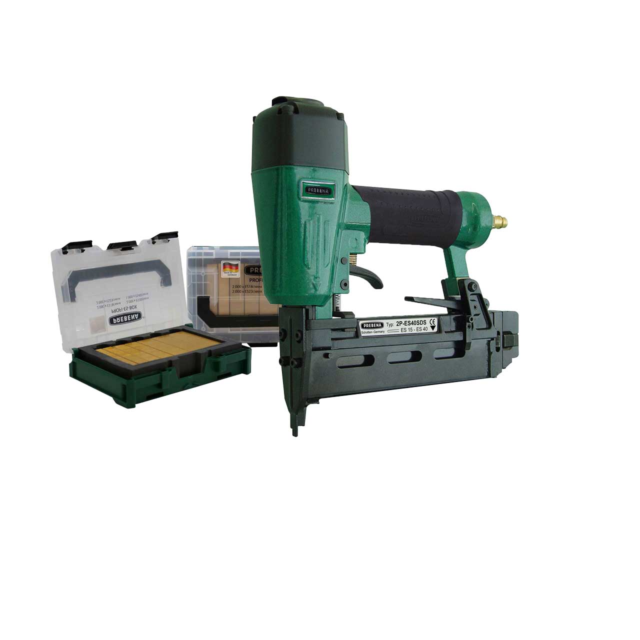 PREBENA Klammernagler 2P-ES40SDS inkl. PROFI-ES-BOX PREBENA Klammernagler 2P-ES40SDS inkl. PROFI-ES-BOX