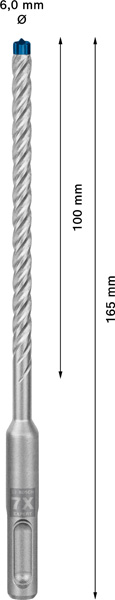 BOSCH EXPERT SDS plus-7X Hammerbohrer, 6 x 100 x 165 mm, 30-tlg. BOSCH EXPERT SDS plus-7X Hammerbohrer, 6 x 100 x 165 mm, 30-tlg.