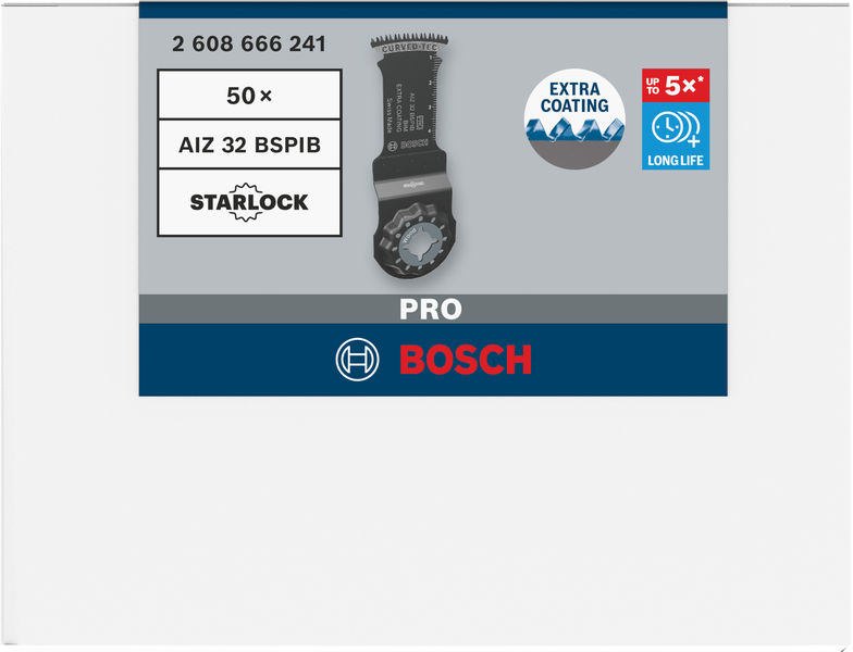 BOSCH PRO AIZ 32 BSPIB Blatt für Multifunktionswerkzeuge, 32 x 50 mm, 50-tlg. BOSCH PRO AIZ 32 BSPIB Blatt für Multifunktionswerkzeuge, 32 x 50 mm, 50-tlg.