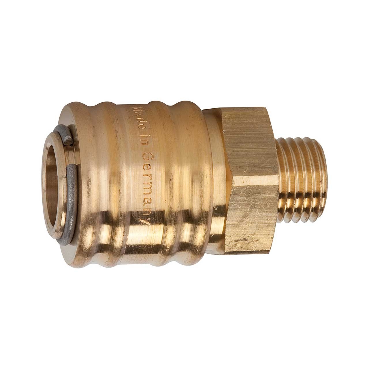 RIEGLER Schnellverschlusskupplung AG 3/8" NW 7,2 connect-line, Messing RIEGLER Schnellverschlusskupplung AG 3/8" NW 7,2 connect-line, Messing