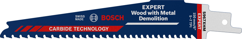 BOSCH EXPERT Wood with Metal Demolition S967XHM Säbelsägeblatt, 1 Stück BOSCH EXPERT Wood with Metal Demolition S967XHM Säbelsägeblatt, 1 Stück