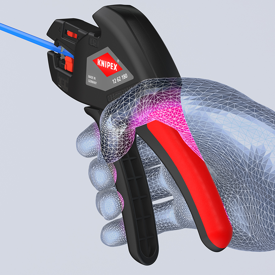 KNIPEX Automatische Abisolierzange 180 mm