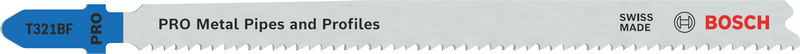 BOSCH PRO Metal Pipes and Profiles T321BF Stichsägeblatt, 132 mm, 5-tlg. BOSCH PRO Metal Pipes and Profiles T321BF Stichsägeblatt, 132 mm, 5-tlg.