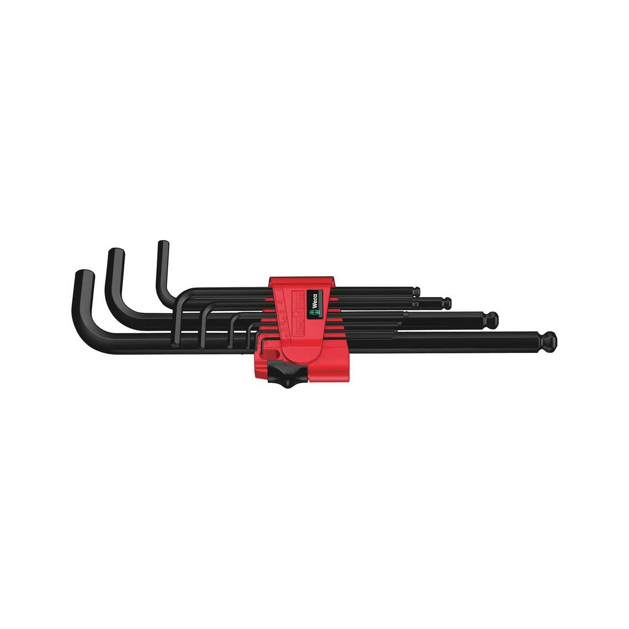 WERA 950/9 Hex-Plus 6 Winkelschlüsselsatz, metrisch, BlackLaser, 9-teilig