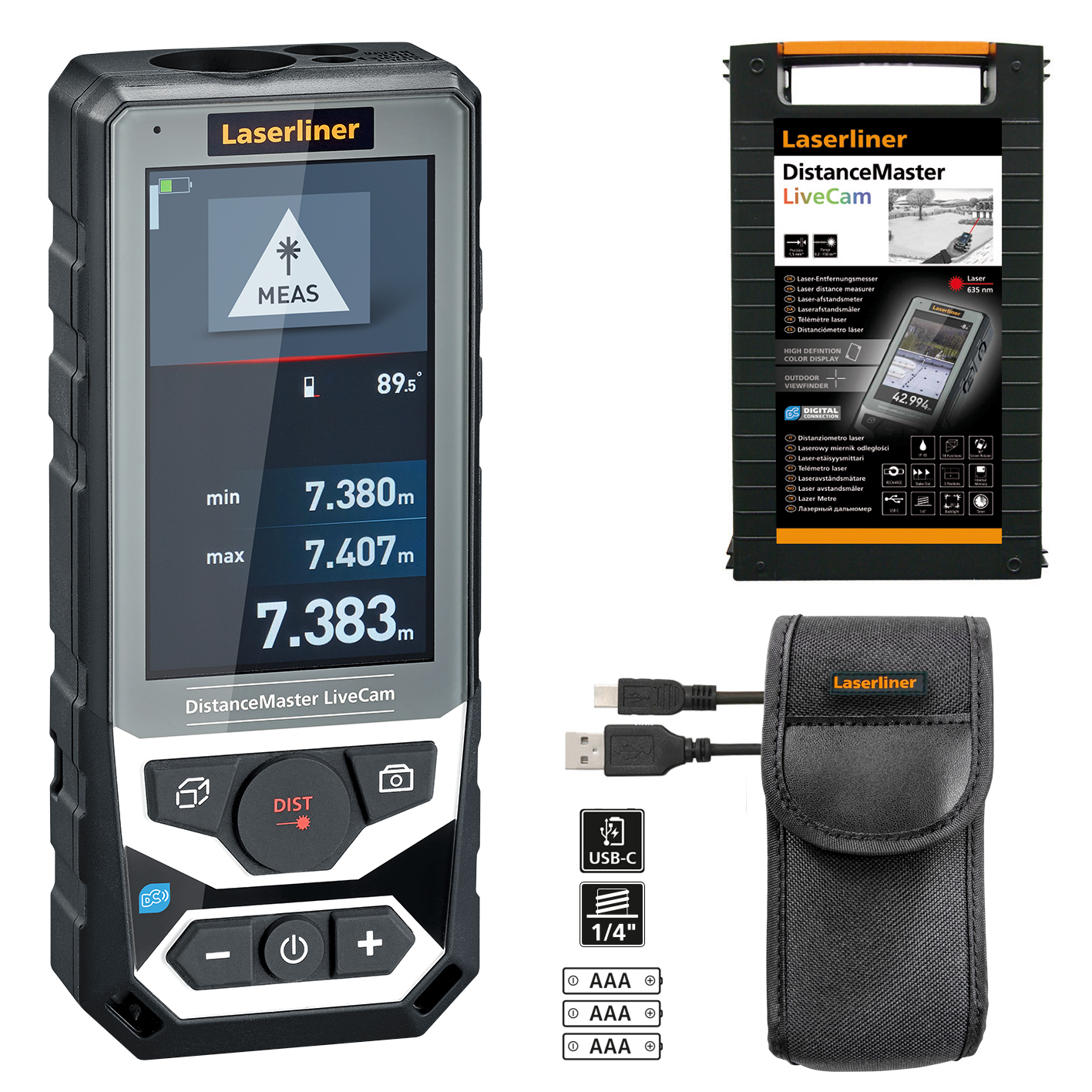 LASERLINER Entfernungsmesser DistanceMaster LiveCam LASERLINER Entfernungsmesser DistanceMaster LiveCam