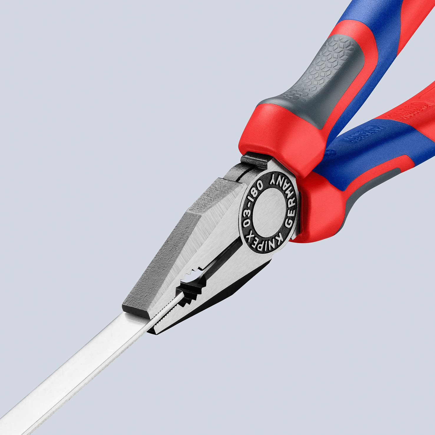 KNIPEX Kombizange schwarz atramentiert 180 mm