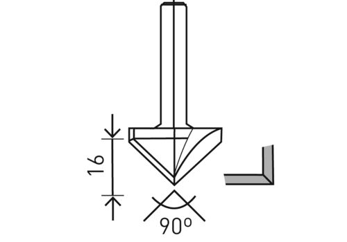 FESTOOL Gipskartonfräser HW S8 D32/90°