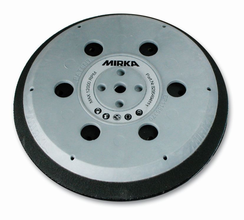 MIRKA Schleifteller UNI 150 mm 5/16"+ M8 Grip 61L Medium
