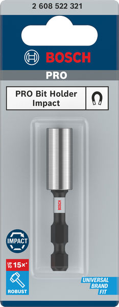 BOSCH PRO Standard Bit Holder Impact, 60 mm BOSCH PRO Standard Bit Holder Impact, 60 mm