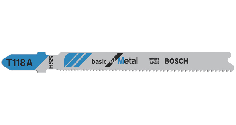 BOSCH Stichsägeblatt T 118 A Basic for Metal, 5er-Pack