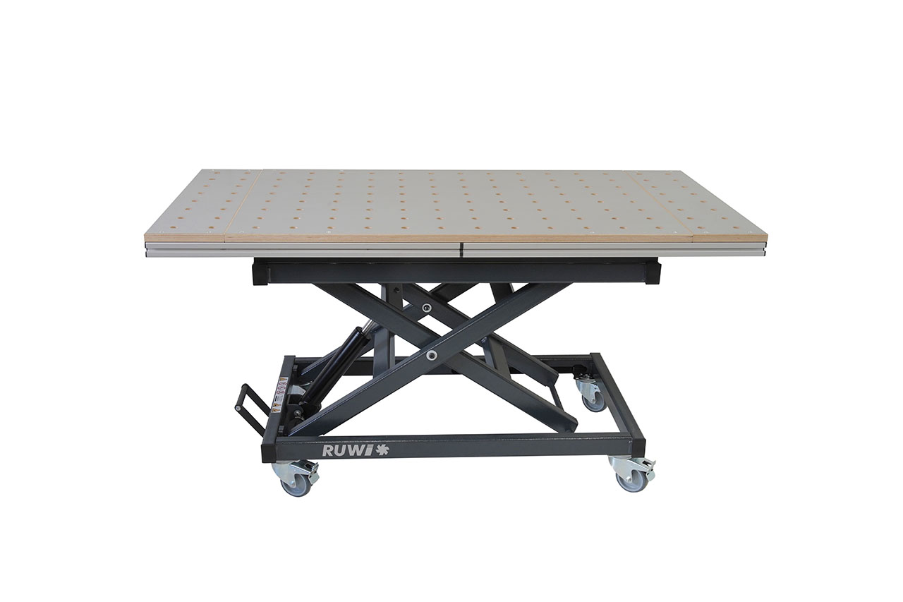 RUWI Hubtisch Classic ausziehbar mit Schubkasten und Stauraum RUWI Hubtisch Classic ausziehbar mit Schubkasten und Stauraum