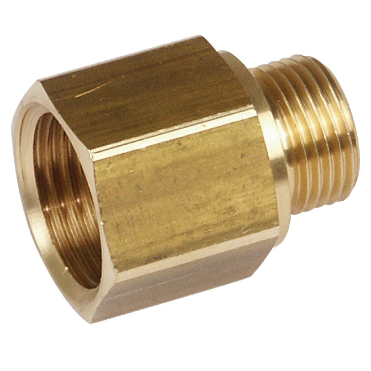 AIRCRAFT Reduziernippel lang 1/2" IG x 3/8" AG