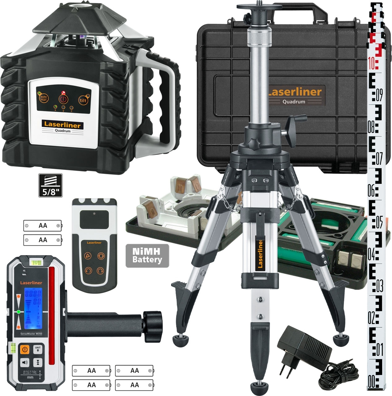 LASERLINER Quadrum M 350 S Set 2 LT incl. P175 + LT 5